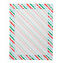 Gartner Studios; Holiday Stationery Sheets, Stripe Snowflake, 8 1/2 inch; x 11 inch;, Pack Of 80