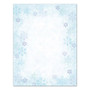 Great Papers!; Blue Flakes Letterhead Paper, 8 1/2 inch; x 11 inch;, Pack Of 80