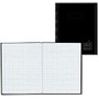 Blueline; Brand 50% Recycled Composition Book, 7 1/4 inch; x 9 1/4 inch;, Quadrille Ruled, 96 Sheets, Black