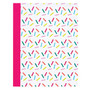 Divoga; Scented Composition Notebook, Sweet Smarts Collection, Wide Ruled, 160 Pages (80 Sheets), Sprinkle Design/Tutti Frutti Scent