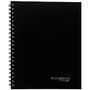 Mead; Cambridge; Limited Quicknotes Notebook, 8 1/2 inch; x 11 inch;, College Ruled, 96 Sheets, Black