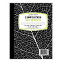 New Leaf; 100% Recycled Fashion Composition Book, 7 1/2 inch; x 9 3/4 inch;, College Ruled, 100 Sheets, Black