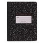 Roaring Spring Tape Bound Composition Notebook, 7 1/2 inch; x 9 3/4 inch;, 60 Sheets, Black Marble