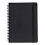 FORAY; Wiro Journal With Elastic Closure, 5 1/2 inch; x 8 inch;, Black