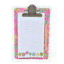 Gartner Studios; Clipboard With Notepad And Pen, 4 1/2 inch; x 7 3/4 inch;, 1 Subject, 200 Pages (100 Sheets), Poppy Floral