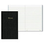 Rediform Blueline Memo Book - 50 Sheets - Printed 4 inch; x 6.75 inch; - White Paper - Black Cover - Recycled - 5 / Each