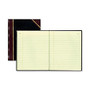 Rediform Record Book - 150 Sheet(s) - Thread Sewn - 10.37 inch; x 8.37 inch; Sheet Size - Green Sheet(s) - Brown, Green Print Color - Black Cover - Recycled - 1 Each