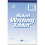 Roaring Spring Ruled Writing Tablet - 100 Sheets - Printed - 6 inch; x 9 inch; - White Paper - 1Each