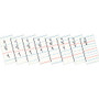 FORAY; Red & Blue Ruled Newsprint, Conforms To Zaner-Bloser ? Grade K, 1 inch; Heading, 1 1/8 inch; Ruling, 9/16 inch; Midline, 9/16 inch; Skip Space, 10 1/2 inch; x 8 inch;, Pack Of 500 Sheets