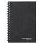 Cambridge; Limited; 30% Recycled Business Notebook, 8 1/2 inch; x 11 inch;, 1 Subject, Legal Ruled, 96 Sheets, Black