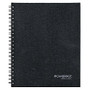 Cambridge; Limited; 30% Recycled Business Notebook, 9 inch; x 11 inch;, 1 Subject, Legal Ruled, 80 Sheets, Black