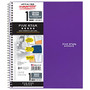 Five Star; Quadrille-Ruled Notebook, 8 1/2 inch; x 11 inch;, 100 Sheets, Assorted Colors (No Color Choice)