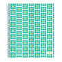 Office Wagon; Brand Fashion Stellar Notebook, 8 inch; x 10 1/2 inch;, Wide Ruled, Teal, 80 Sheets