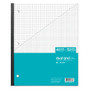 Office Wagon; Brand Wireless Notebook, 8 1/2 inch; x 11 inch;, 1 Subject, Dual-Sized Quadrille Ruled (4 inch; x 4 inch;, 5 inch; x 5 inch;), 80 Sheets, Teal