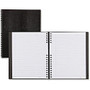 Rediform NotePro Wirebound Professional Notebook - 150 Sheets - Printed - Twin Wirebound - Letter 8.50 inch; x 11 inch; - White Paper - Black Cover Lizard - Recycled - 1Each