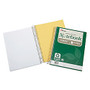 SKILCRAFT; 100% Recycled Spiral Notebooks, 8 1/2 inch; x 11 inch;, 5 Subjects, College Ruled, 200 Sheets, Green (AbilityOne 7530-01-600-2015)