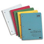 TOPS Notebook - 80 Sheets - Printed - Wire Bound - Letter 8.50 inch; x 11 inch; - Assorted Paper - Assorted Cover - Kraft Cover - 1Each