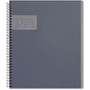 TOPS Notebook - Printed - Twin Wirebound - College Ruled 8.75 inch; x 11 inch; - Gray Cover - 1Each