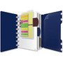 TOPS Versa Crossover Notebook - 60 Sheets - Printed - Spiral - 24 lb Basis Weight 6 inch; x 9 inch; - Navy Cover - Poly Cover - 1Each