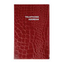 Office Wagon; Brand Medium Croc Telephone/Address Book, 4 1/8 inch; x 6 3/16