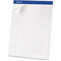 Ampad Legal-ruled Writing Pad - 50 Sheets - Printed - 15 lb Basis Weight - 8.50 inch; x 11.75 inch; - White Paper - Chipboard Cover - 1Dozen