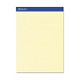 Ampad Top-bound Green Tint Ruled Writing Pads - 50 Sheets - Printed - 15 lb Basis Weight - 8.50 inch; x 11.75 inch; - Canary Paper - 1Dozen