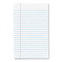 Office Wagon; Brand Jr. Glue-Top Writing Pads, 5 inch; x 8 inch;, Legal Ruled, 50 Sheets, White, Pack Of 12 Pads