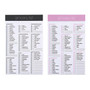 Office Wagon; Brand Junior Legal Grocery List Pad, 5 inch; x 8 inch;, Specialty Ruled, 100 Pages (50 Sheets), Assorted Colors