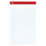 Office Wagon; Brand Perforated Writing Pads, 8 1/2 inch; x 14 inch;, Legal Ruled, 50 Sheets, White, Pack Of 12 Pads