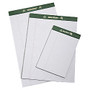 SKILCRAFT; 80% Recycled Chlorine-Free Writing Legal Pads, 8 1/2 inch; x 14 inch;, Legal Ruled, White, 25 Sheets, Pack Of 12 (AbilityOne 7530-01-516-9626)