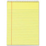 TOPS Docket Wirebound Legal Writing Pad - 70 Sheets - Printed - Wire Bound - 16 lb Basis Weight - Letter 8.50 inch; x 11 inch; - Canary Paper - 3 / Pack