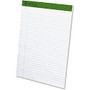 TOPS Recycled Perforated Pads - 50 Sheets - Printed - 15 lb Basis Weight - 8.50 inch; x 11.75 inch;