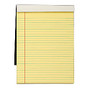 TOPS&trade; Docket; Gold Premium Writing Pad, 8 1/2 inch; x 11 3/4 inch;, Legal Ruled, 70 Sheets, Canary