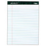 TOPS&trade; Docket; Perforated Writing Pads, 8 1/2 inch; x 11 3/4 inch;, Legal Ruled, 50 Sheets, White, Pack Of 3 Pads