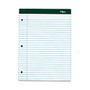 TOPS&trade; Docket; Writing Pads, 3-Hole Punched, 8 1/2 inch; x 11 3/4 inch;, Legal Ruled, 100 Sheets, White, Pack Of 6 Pads