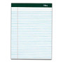 TOPS&trade; Double Docket; Writing Pads, 8 1/2 inch; x 11 inch;, Narrow Ruled, 100 Sheets, White, Pack Of 4 Pads