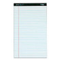 TOPS&trade; Double Docket; Writing Pads, 8 1/2 inch; x 14 inch;, Legal Ruled, 50 Sheets, White, Pack Of 12 Pads