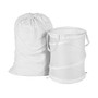 Honey-Can-Do Laundry Bag And Hamper Kit, White