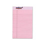TOPS&trade; Prism+ Color 30% Recycled Writing Pads, 5 inch; x 8 inch;, Legal Ruled, 25 Sheets, Rose, Pack Of 12 Pads