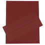 JAM Paper; Business Stationery Set, 8 1/2 inch; x 11 inch;, Burgundy, Set Of 50 Sheets And 50 Envelopes