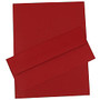 JAM Paper; Business Stationery Set, 8 1/2 inch; x 11 inch;, Dark Red, Set Of 50 Sheets And 50 Envelopes