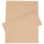 JAM Paper; Stationery Set, 8 1/2 inch; x 11 inch;, 30% Recycled, Natural, Set Of 100 Envelopes And 100 Sheets