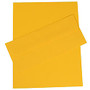 JAM Paper; Stationery Set, 8 1/2 inch; x 11 inch;, 30% Recycled, Yellow, Set Of 100 Envelopes And 100 Sheets