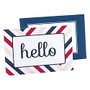 See Jane Work; Hello Cards, 4 inch; x 6 inch;, Multicolor, Pack Of 6