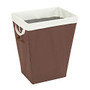 Honey-Can-Do Rectangular Laundry Hamper, 22 1/2 inch; x 13 inch; x 18 inch;, Brown