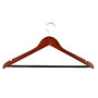 Honey-Can-Do Suit Hangers, 9 inch;H x 1/2 inch;W x 17 3/4 inch;D, Cherry, Pack Of 24