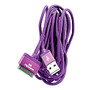 Duracell; Sync & Charge 30-Pin USB Cable, 10', Purple