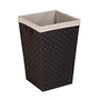 Honey-Can-Do Woven Strap Hamper, 26 inch;, Black