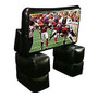 Sima 84 inch; Diag. Projection Screen Kit with Projector, Speaker & Carry Bag