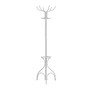 Monarch Specialties 10-Hook Metal Coat Rack, 70 inch;H x 18 inch;W x 18 inch;D, White